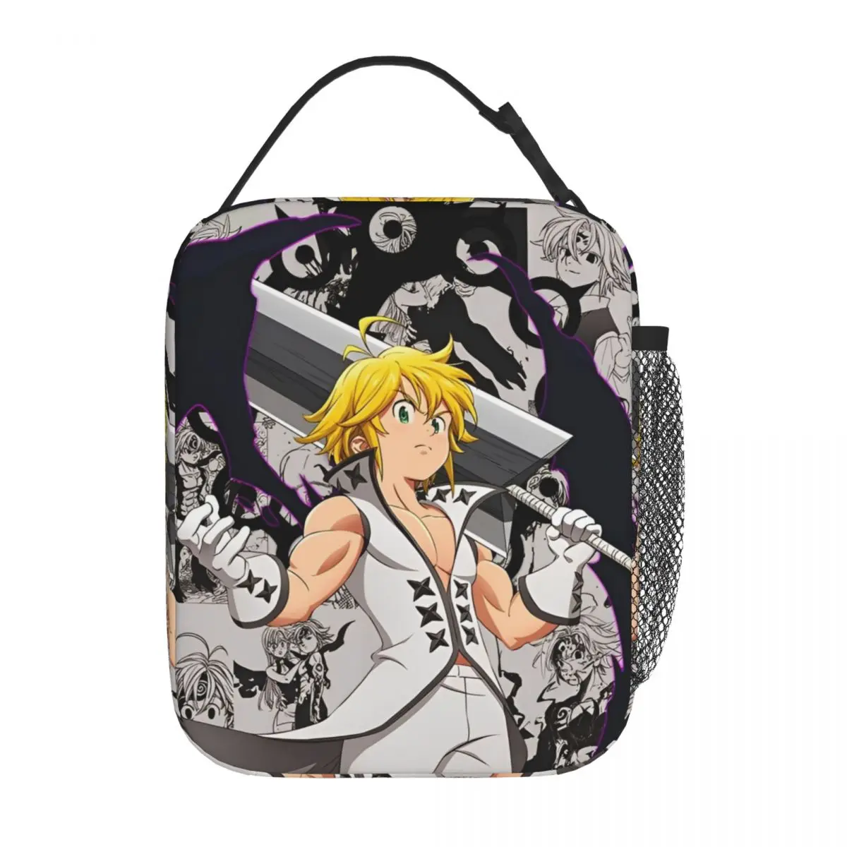 

Meliodas The Seven Deadly Sins Insulated Lunch Bag Leakproof Meal Container Thermal Bag Tote Lunch Box Food Handbags