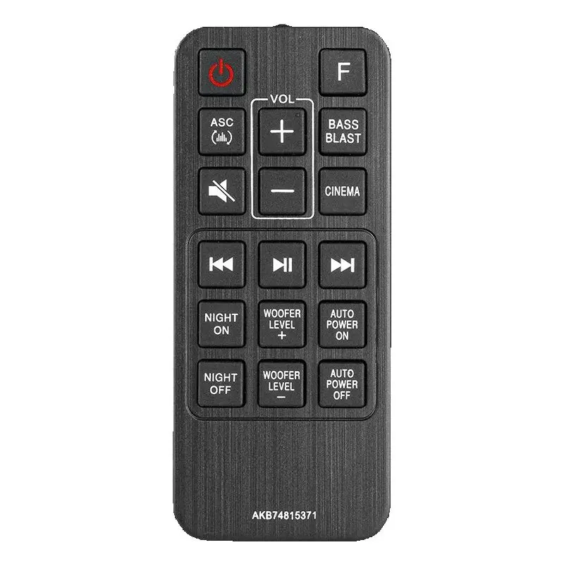 

AKB74815371 For LG Remote Control Replacement, For LG SoundBar SJ3 SJ4 SJ4Y SK3D SK4D SL3D SLM3D SPJ4BW SPH4BW SPJ4B-W SPH4B-W