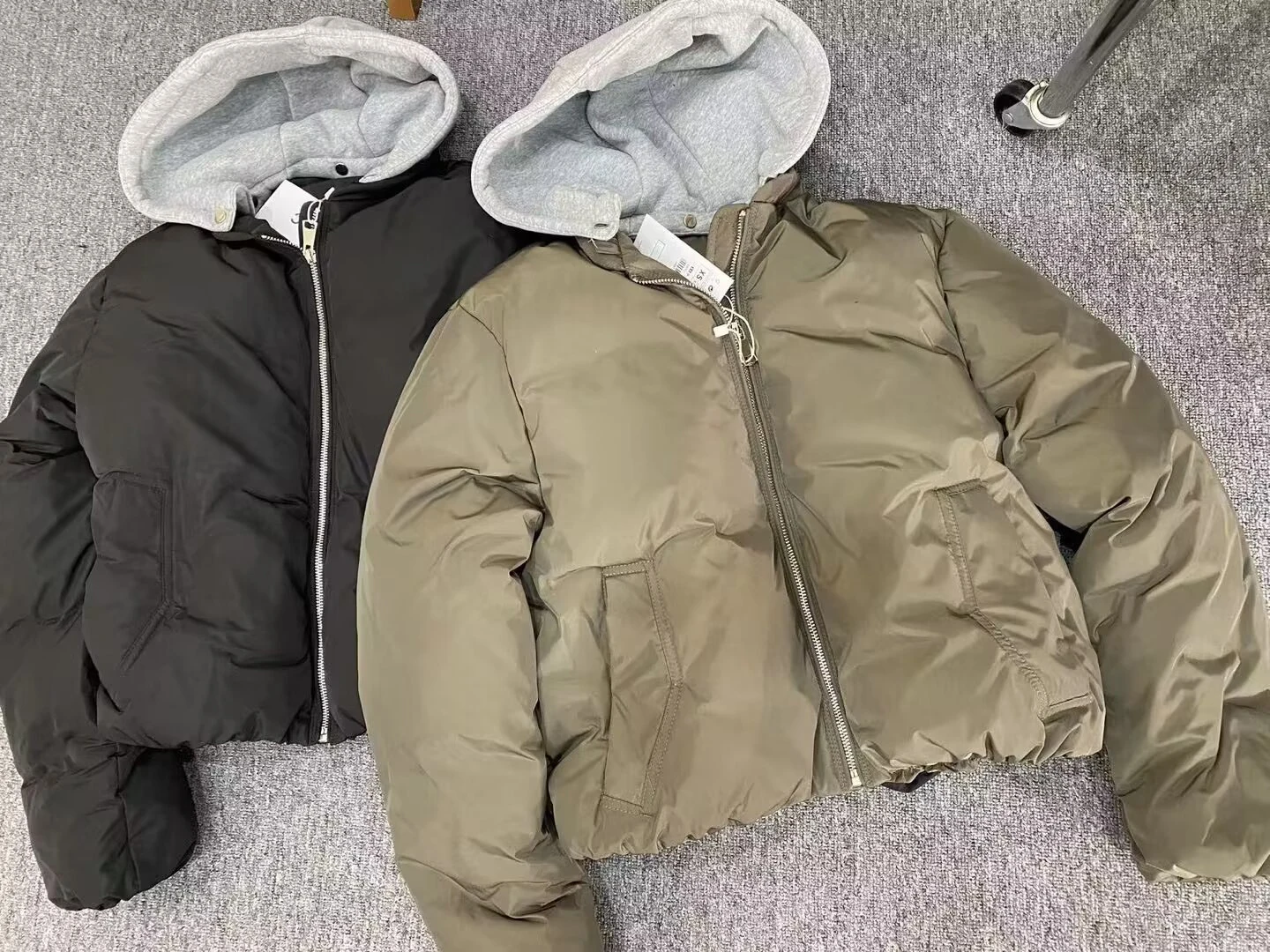 

Складное пальто на молнии с капюшоном, новое зимнее поступление, свободная посадка с длинными рукавами, утягивающая и универсальная женская хлопковая куртка