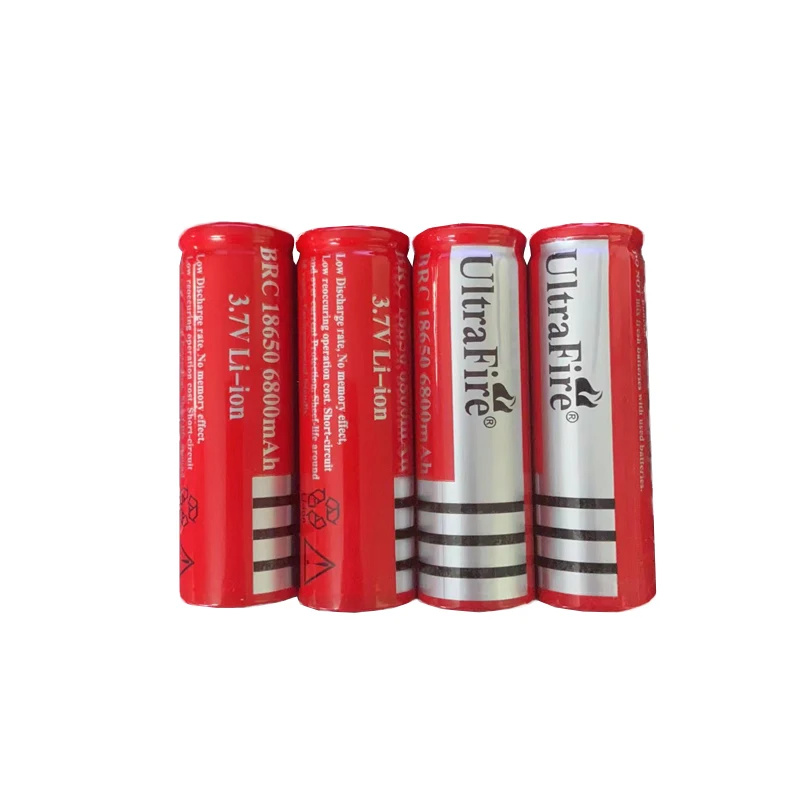 

18650 3.7V 6800mAh Rechargeable Li-ion Battery for Led Flashlight Charger So On