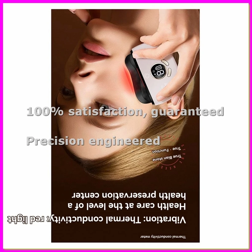 

Red Light Gua Sha Massage Tool for Skin Care Ideal Festival Gift and Travel Companion for Business Trips-AD23