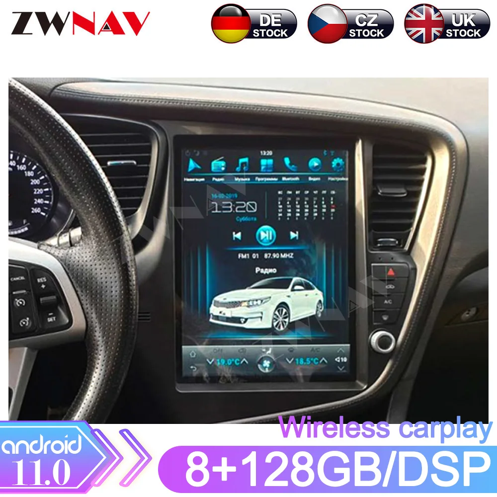 

12.9" Tesla style Android 11 Car GPS Navigation DVD Player For KIA Optima KIA K5 2010-2015 Car Stereo Auto Radio Multimedia Unit