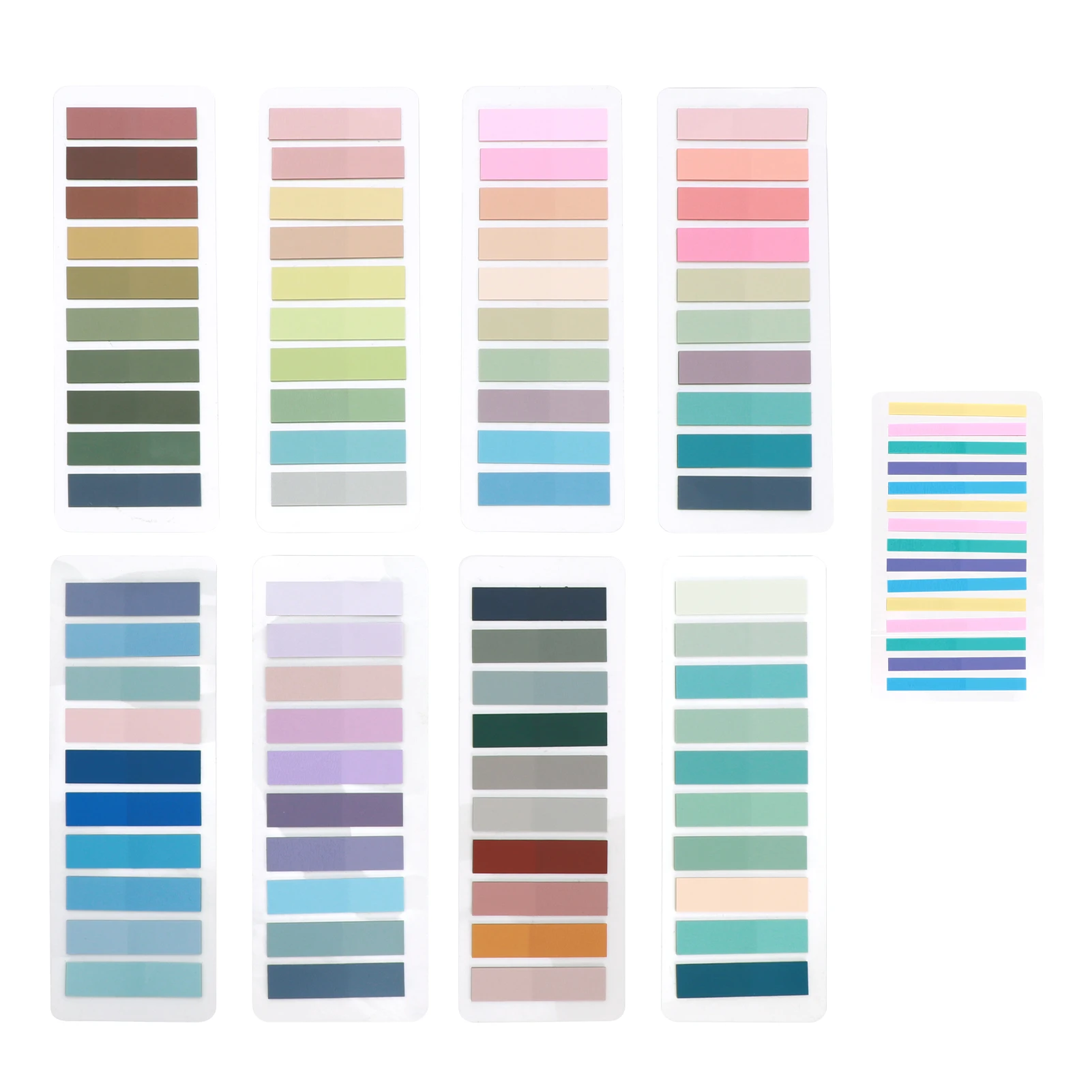 透明な粘着性のあるメモ、ファイルの分類、ノートブック、ストリップ、インデックスタブ、ブックマークフラグ、学生、1900個のページマーカー