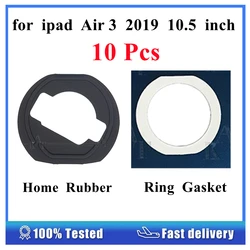 10Pcs for Ipad Air 3 2019 10.5 Inch OEM Home Button Holding Bracket Rubber Ring Gasket Replacement Parts