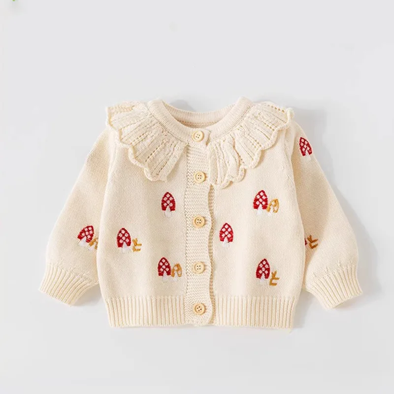 

Baby Autumn Sweater Cardigan Toddler Autumn Knitted Sweater Line Clothes Baby Clothes Spring and Autumn Coat