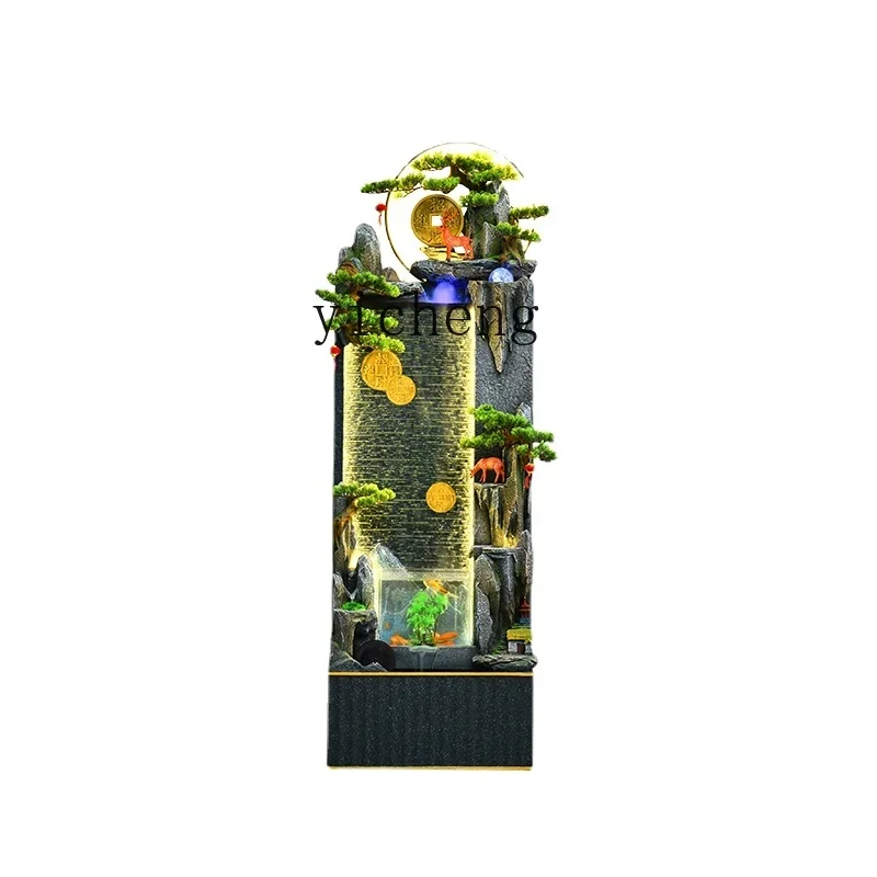 Water Curtain Wall Rockery Flowing Water Ornaments Floor Living Room Fish Tank Courtyard Home Decoration