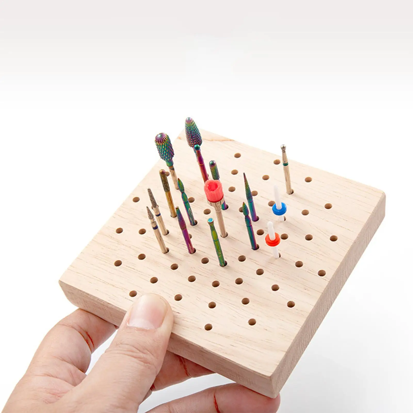 61/81 Holes Dart Holder Wooden Soft Dart-displaying Rack Tabletop Organization Accessory Skewers Display Stand Large Capacity
