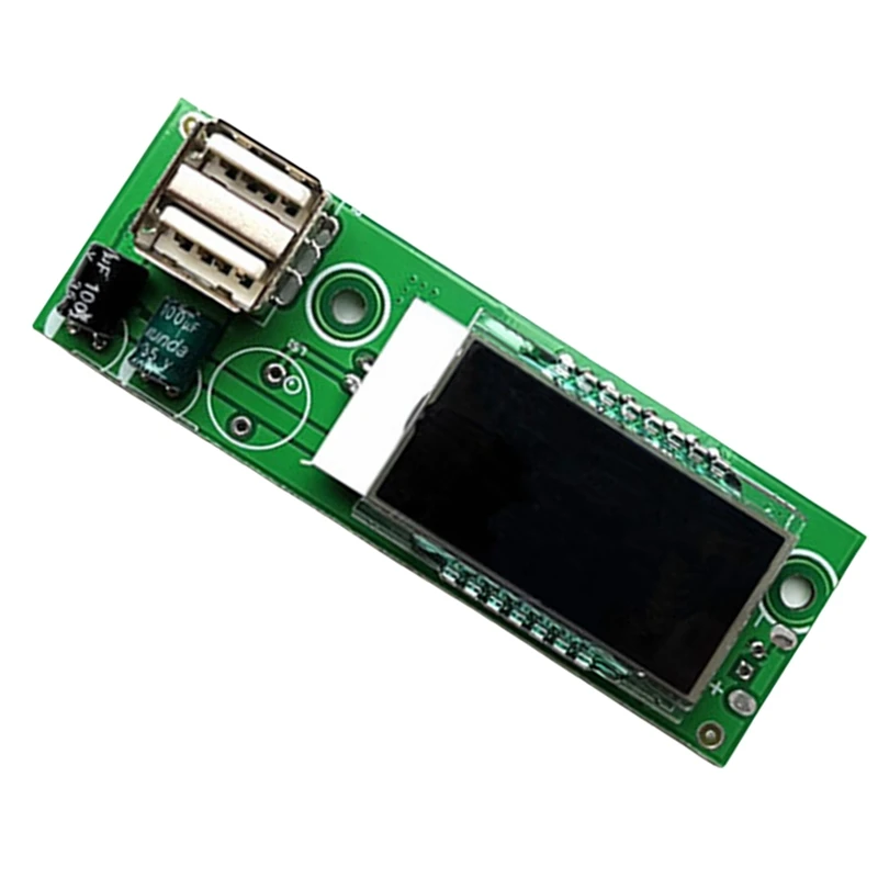 ABAE-Acid แบตเตอรี่ลิเธียมโวลต์มิเตอร์แบตเตอรี่เครื่องทดสอบความจุ LCD เครื่องทดสอบแรงดันไฟฟ้าแบบดิจิตอลโมดูล USB ตัวบ่งชี้ระดับแบตเตอรี่