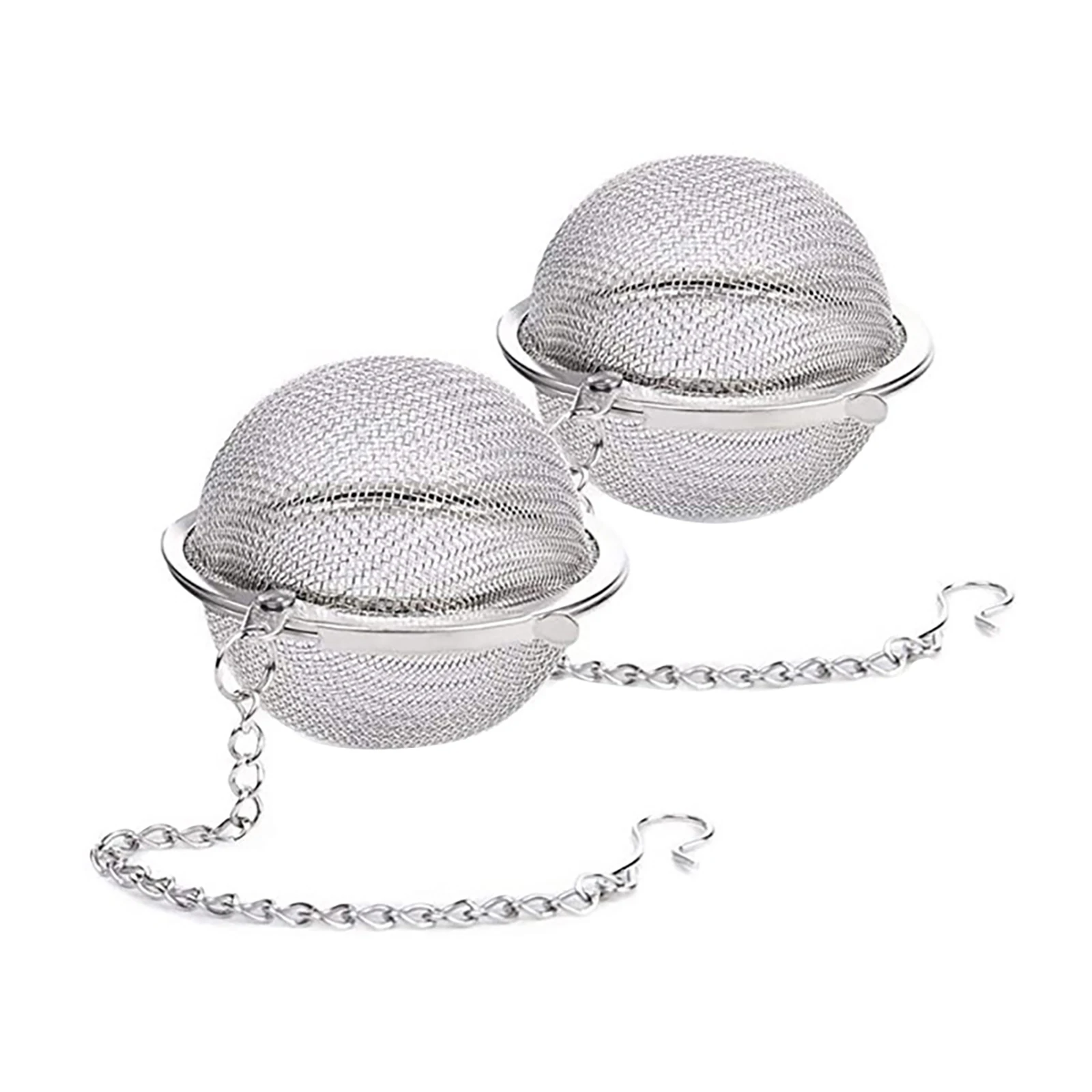 2-6pcs Tea Infuser Strainer Tea Steeper Filters Ball for Loose Leaves Stainless Steel Strainer for Loose Spices Seasonings