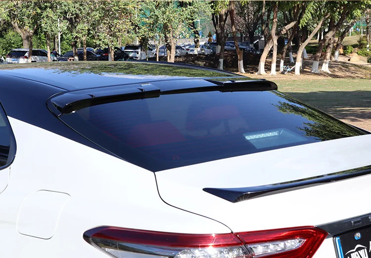 Car Window Sunshade For TOYOTA Camry 2018-2024 Rear Window Roof Spoiler Tail Wing Sun Visor Auto External Decorate Accessories