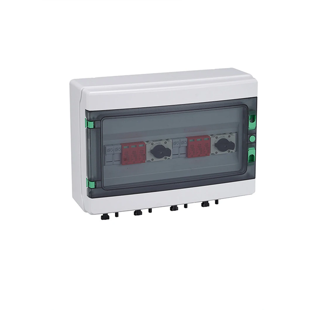 Photovoltaic DC Combiner Box 2 IN 2 OUT DC1000V Fire and Lightning Protection IP65 Solar Energy Complete System Distribution Box