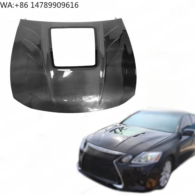 

High-end Custom Body Kit For Old-to-New ConversionNew GS300 350 450h 460 Clear Style Carbon Fiber Transparent Hood With Screws F
