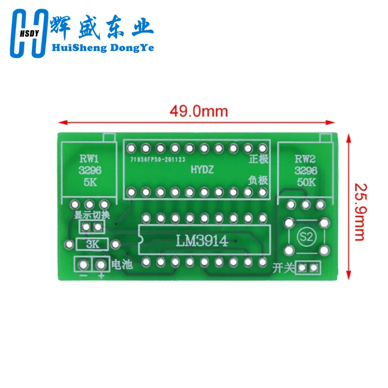 LM3914 10 Segment 3.7V แบตเตอรี่ลิเธียม 12V แบตเตอรี่ตัวบ่งชี้ความจุโมดูลเครื่องทดสอบระดับพลังงานจอแสดงผล LED อิเล็กทรอนิกส์ DIY ชุด