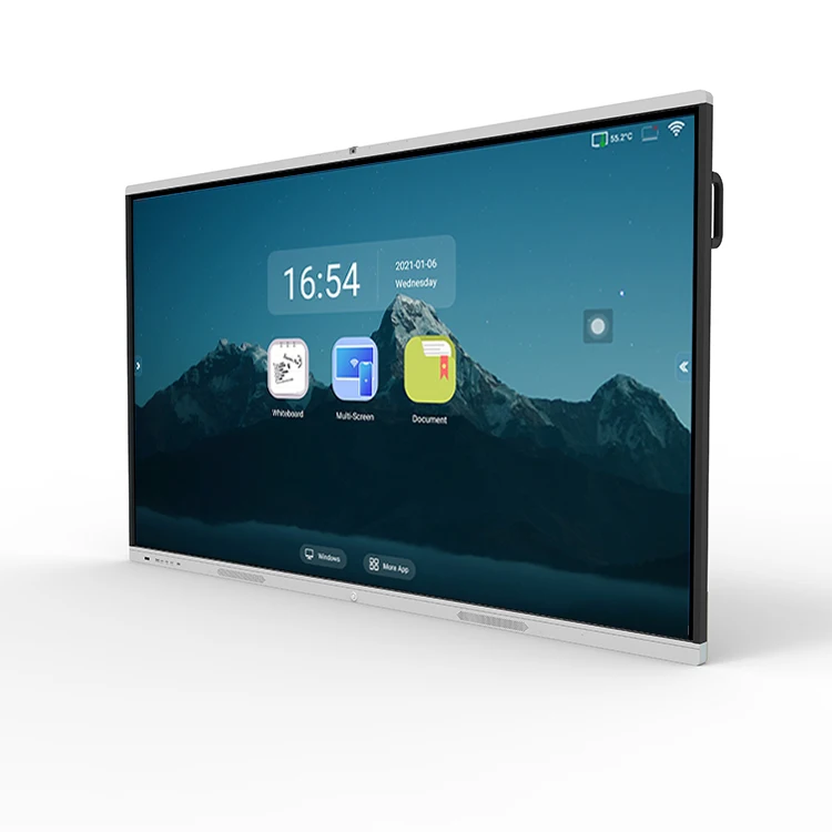 

65 Inch Infrared Touch Classroom Dual System Education Software Touch Screen Display Monitor Interactive Whiteboard