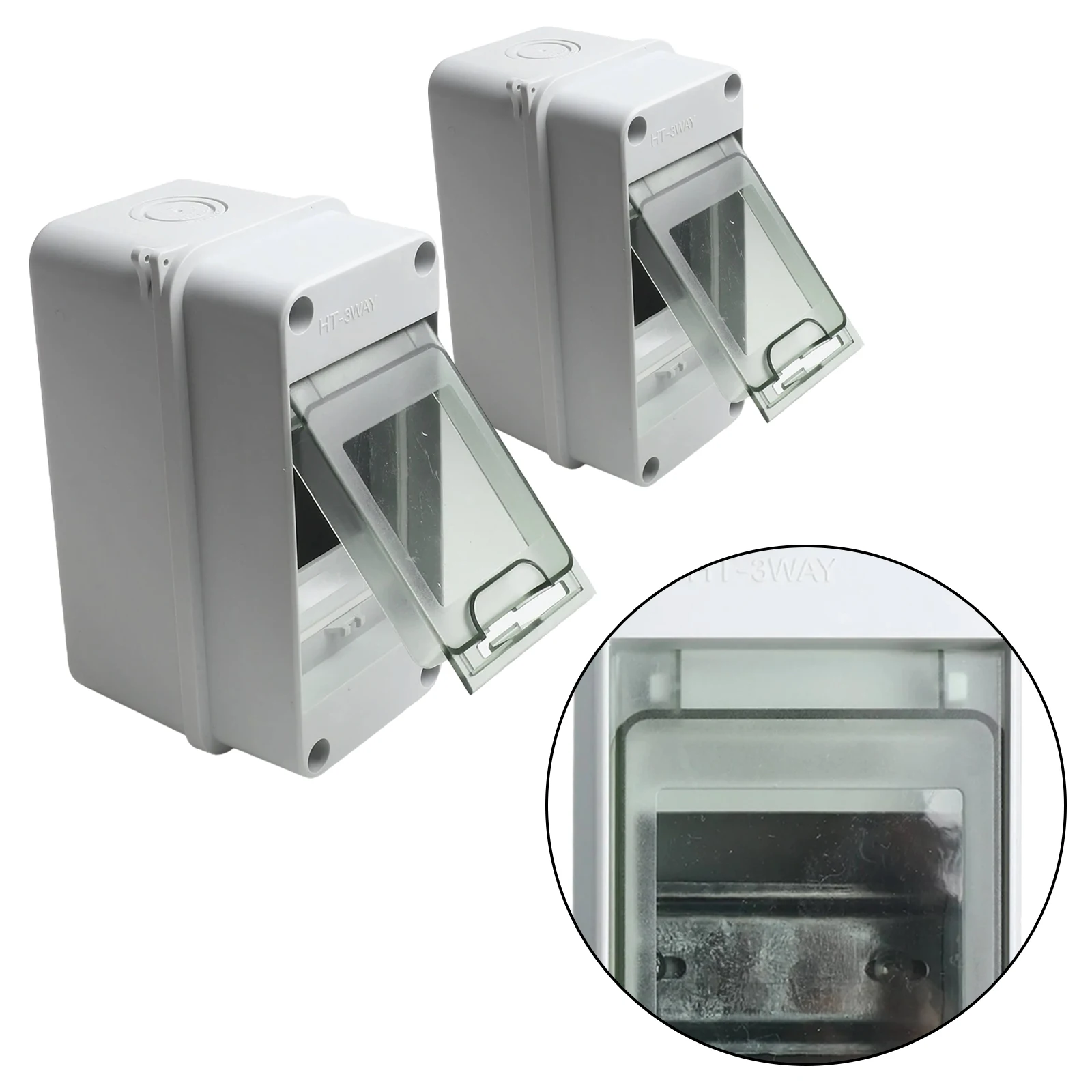 Electrical Wiring Power Management 3-Way Junction Box Easy for access Junction Box Lid Junction Box Moisture for proof
