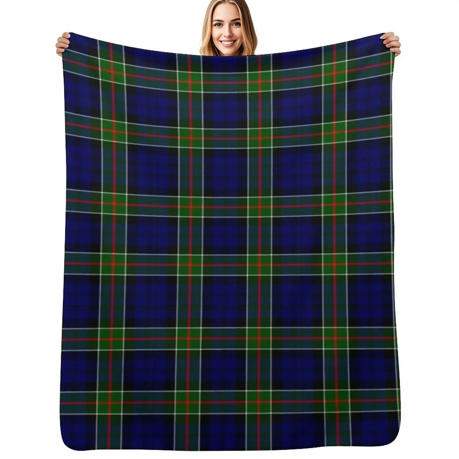 

Clan Colquhoun Tartan Throw Blanket Picnic Moving Hairy For Sofa Thin Blankets