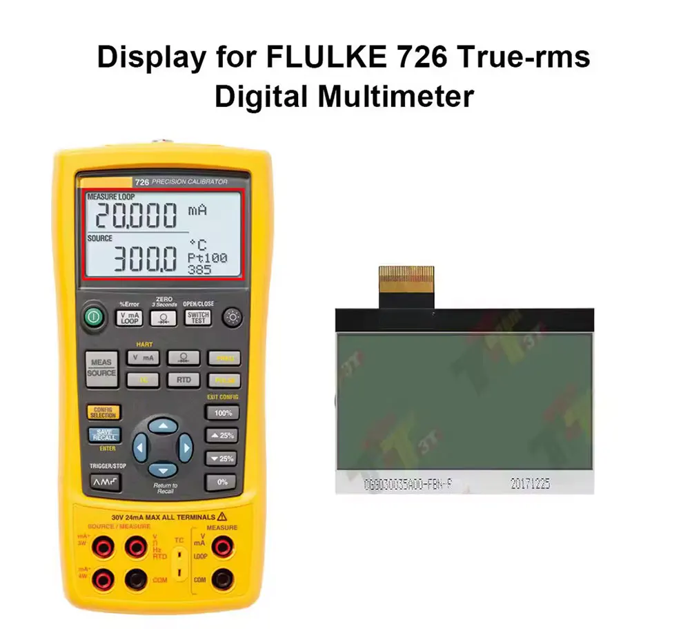

ЖК-дисплей CGG 030035 A00 для цифрового мультиметра FLUKE 724 725 726, год после 2017 г.