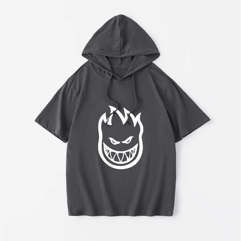 

Classic Skateboard Spitfire Little Devil T-irt ort Sve Hoodie Men's Casual Cotton Street Punk Sle Printed Tank Top