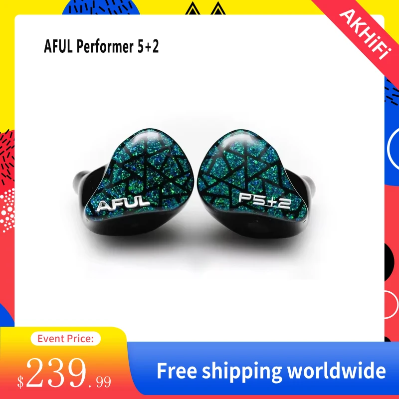 AFUL Performer 5+2 / Performer 7 2DD+4BA+1Micro Planar In Ear Monitor Earphones HiFi Wired Hybrid Headphone Music IEMs