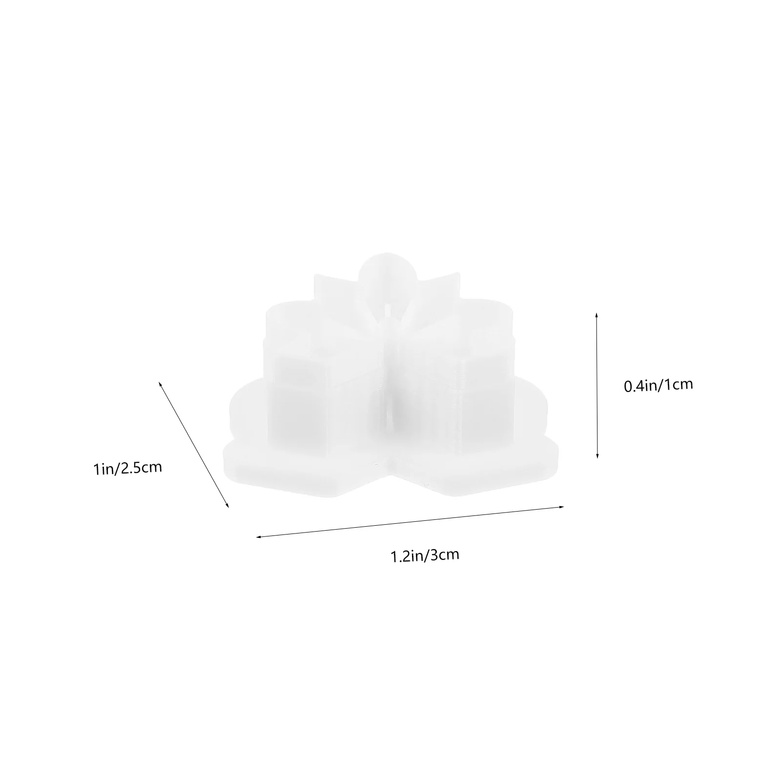 2 قطعة بوليمر كلاي قالب القرط القواطع سيليكون لتقوم بها بنفسك أدوات حرفية لملحقات مستلزمات صناعة المجوهرات اليدوية #4