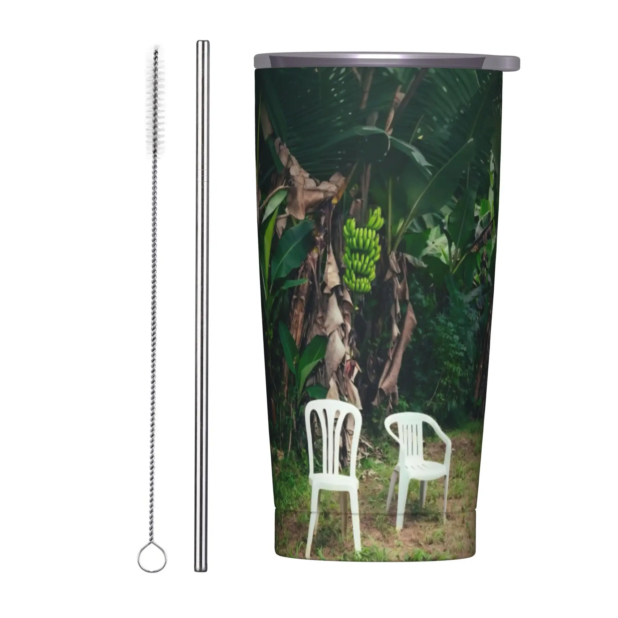 Bad Bunny DTMF Tour 2026 Tumbler Vacuum Insulated  Thermal Cup Vacuum Flask Travel Outdoor Mugs Spill Proof 20oz