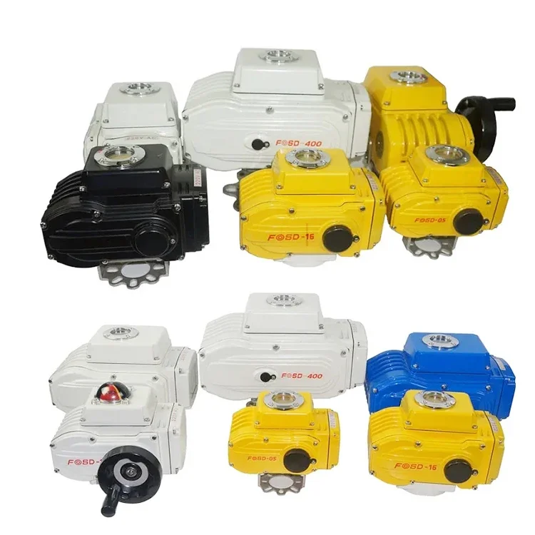 AC24V AC110V 220V Electric Actuator with 50Nm 100Nm Control Structure Factory Manufactured in Stock