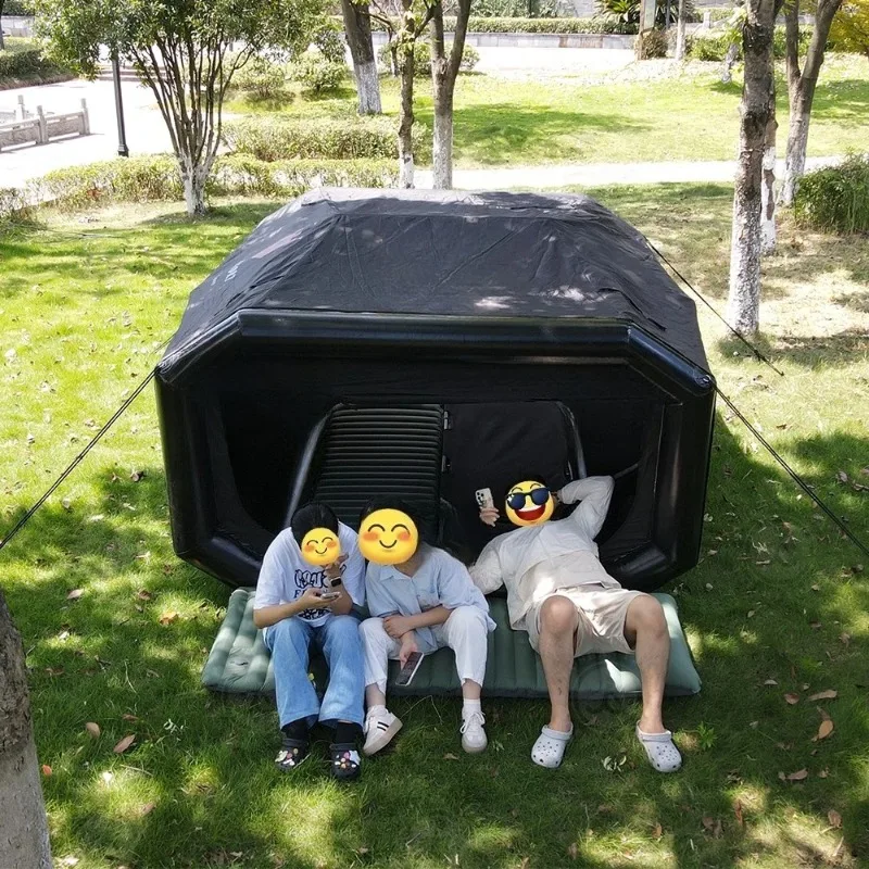 

Portable Inflatable Tent Ultraviolet-Proof 4 Season Waterproof Windproof Easy Setup Self-Supporting Air Tent Pump Included