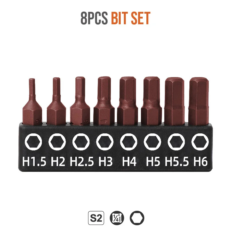 Imagem -04 - Torx Bit Conjunto Crv Chave de Fenda Bits Hex Haste Parafuso Elétrico Driver Estrela Bit Conjunto Especial Broca de Correspondência para Chave de Fenda 24 Peças