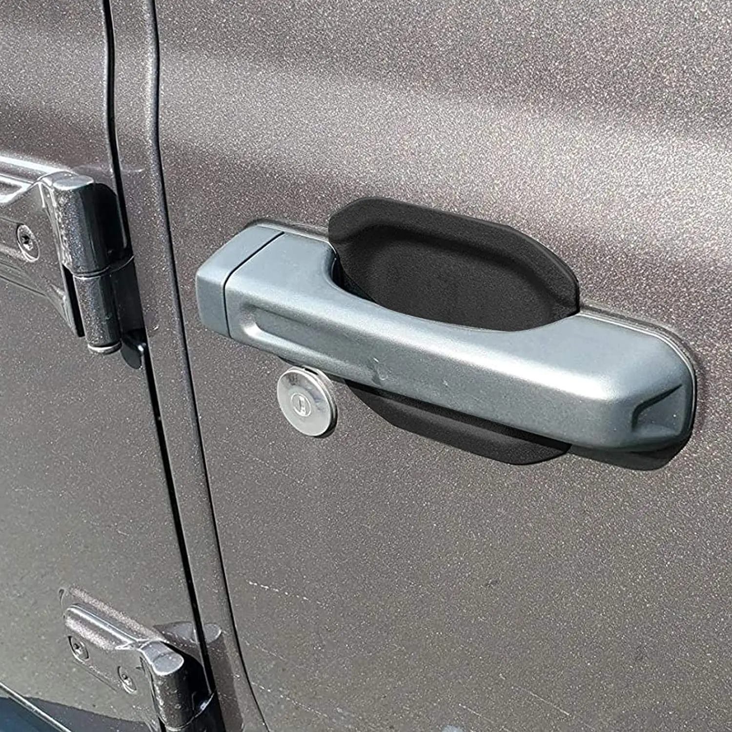

Car Door Handle Bowl Cup Cover Front Rear Door Tailgate Decal ABS Trim for Jeep Wrangler JL 2018-2023 4Door