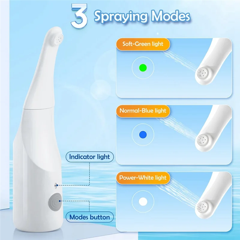 

Портативное биде, перезаряжаемое дорожное биде, распылитель воды для женщин и мужчин, ручное биде с 3 режимами распыления-B61B