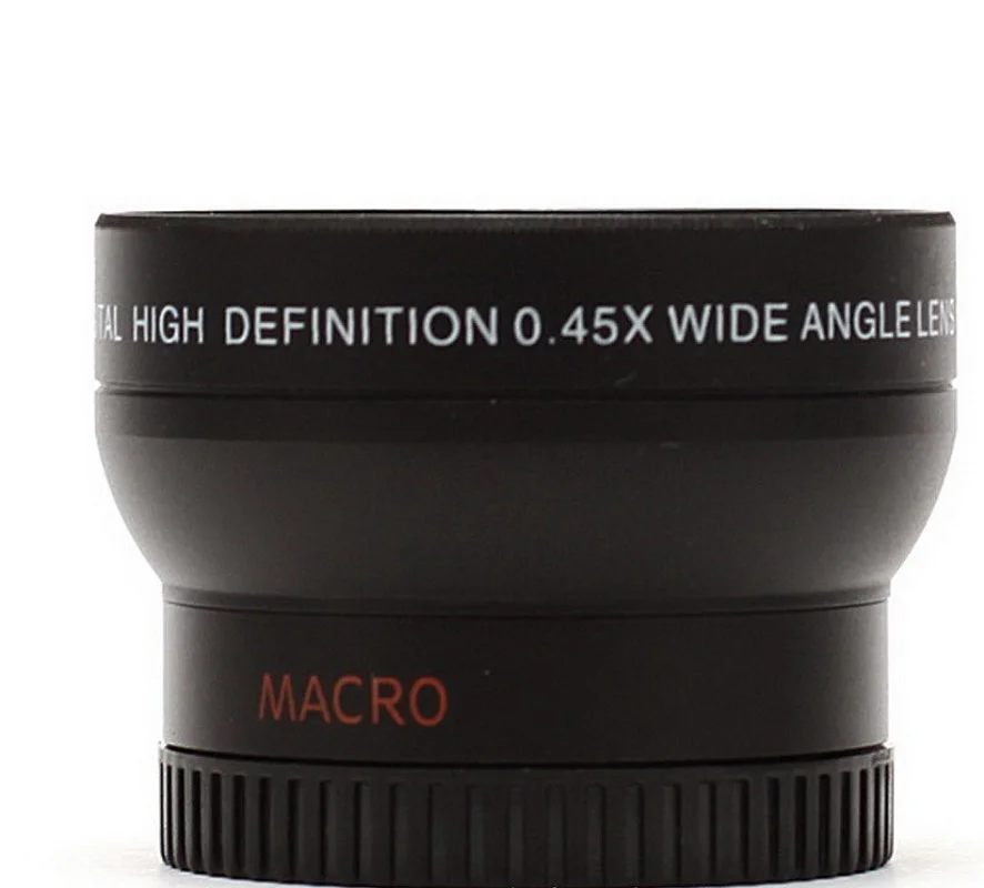 58mm Wide-Angle Macro Camera Additional Lens 0.45x Wide-Angle Lens 18-55mm