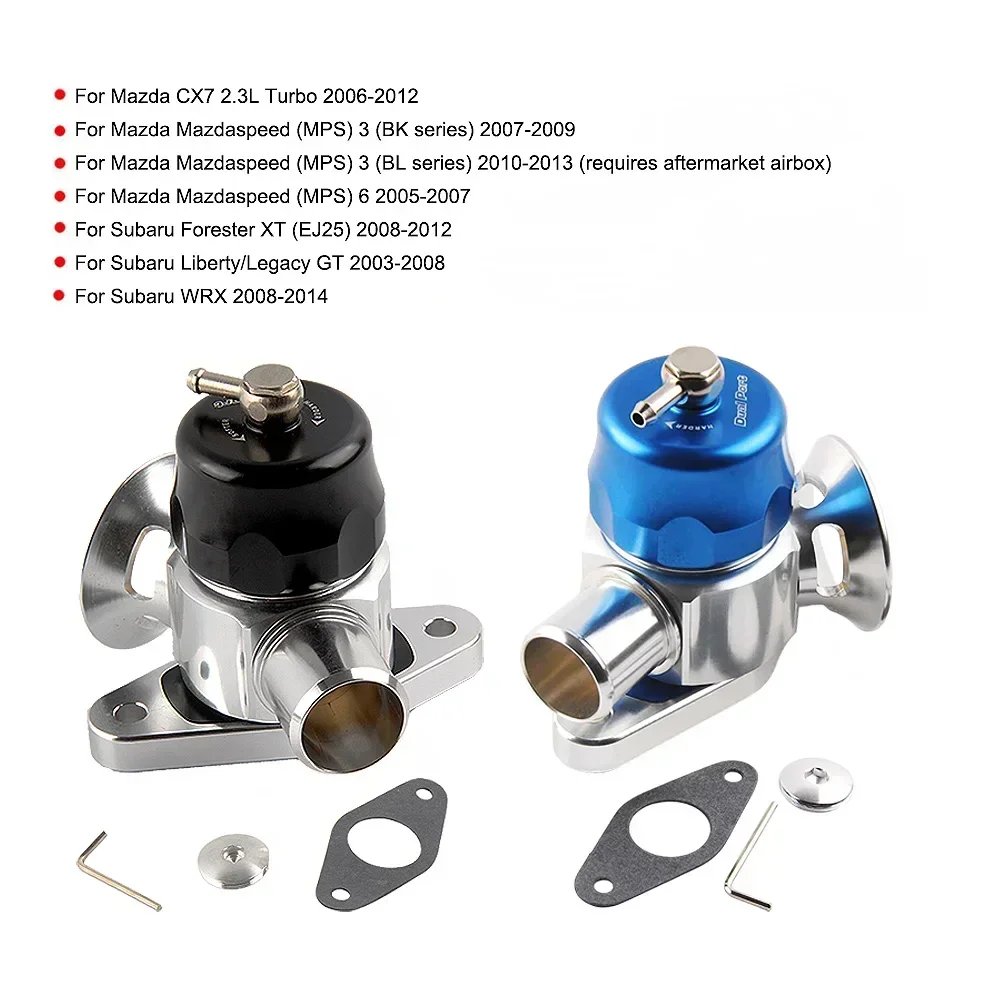 Dual Port dump Blow Off Valve for Mazdaspeed 3/6 WRX Subaru IMPREZA Forester BOV