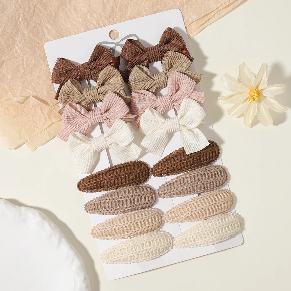 16 Stück/Set, süße Haarspangen mit Schleifenmuster und BB-Clips, Haaraccessoires, geeignet für Kinder, Babys und Mädchen, als Geschenk. – Detail 17