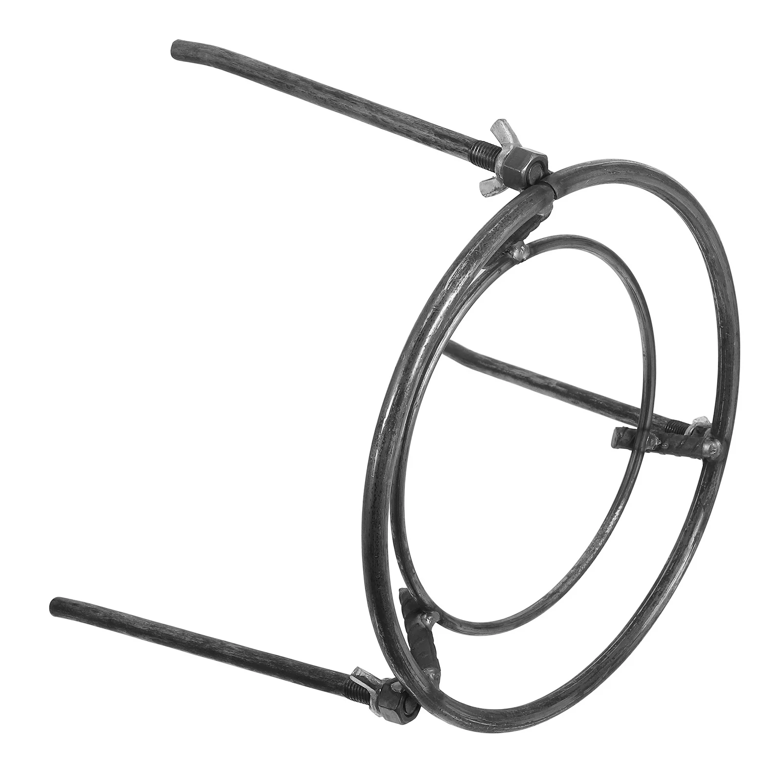 

Detachable Triangular Pot Rack Firewood Burning Stove Ring Outdoor Camping Cooking Stove Stand Portable Campfire Tripod Grill