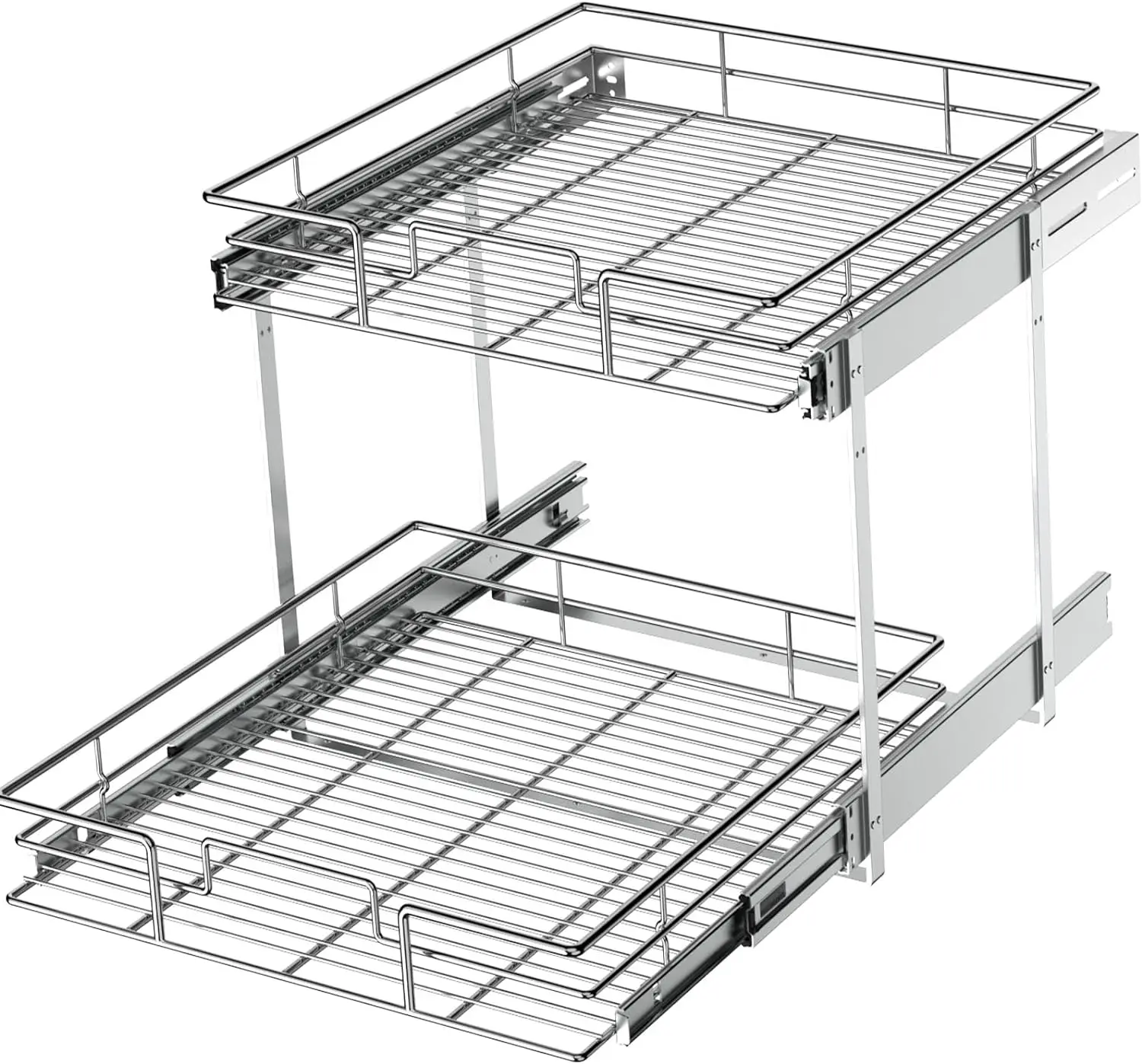 2 Tier Individual Pull Out Cabinet Organizer 22½