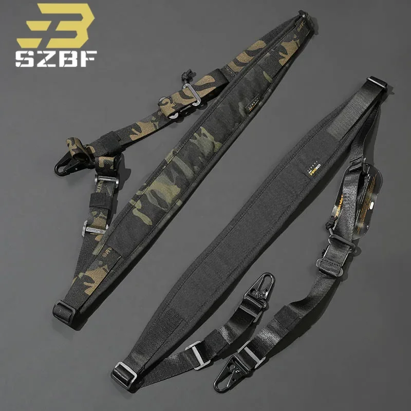 

Outdoor Tactical Euipment Rifle Sling Modular Strap MC Multi-functional Dual-point Strap Gun Rope Nylon Shoulder Strap Lanyard