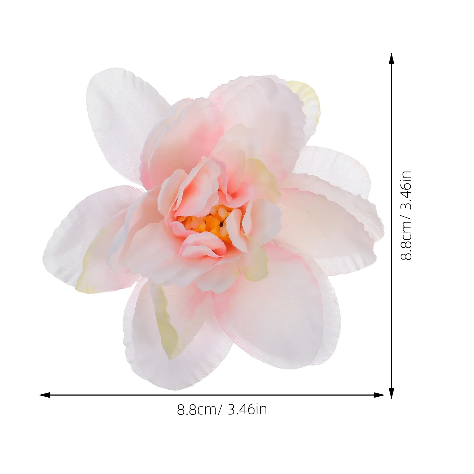 12 fermagli per capelli con fiori, forcine floreali artificiali hawaiane, accessori decorativi per capelli in stile bohémien per le donne estive