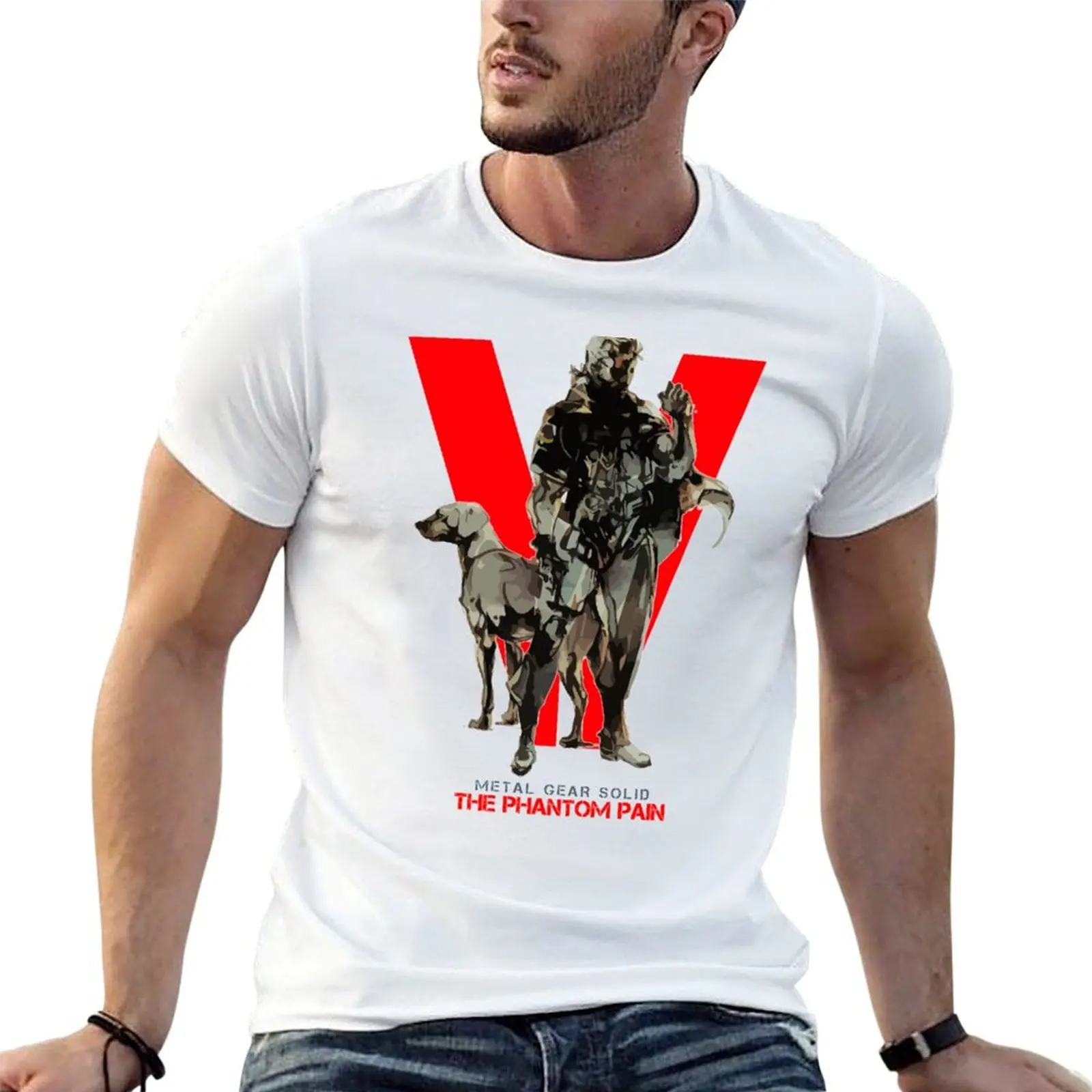 The Phantom Pain T-Shirt funny t shirts cotton t shirt man casual mens graphic t shirts T-shirt