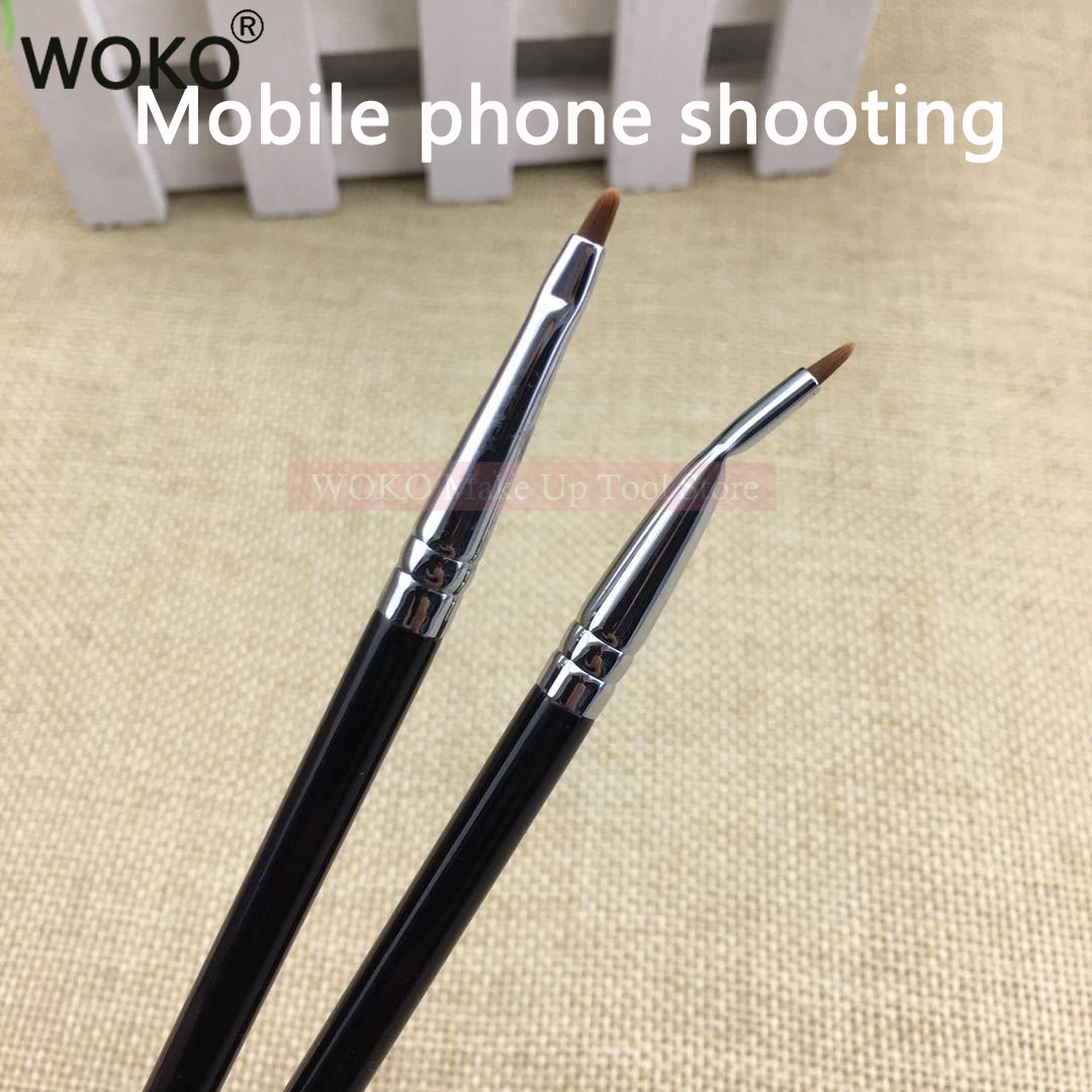 Angle Eyeliner Brush Ultra Fine Flat Head Straight Eyeliner Brush Concealer Brush Eye Wheel Tear Groove Eyes Details Makeup Tool