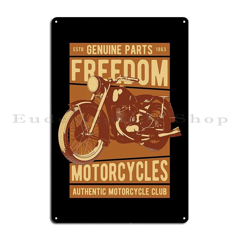 Chopper Motorcycle Rider Metal Plaque Poster Create Poster Garage Plaques Design Custom Tin Sign Poster
