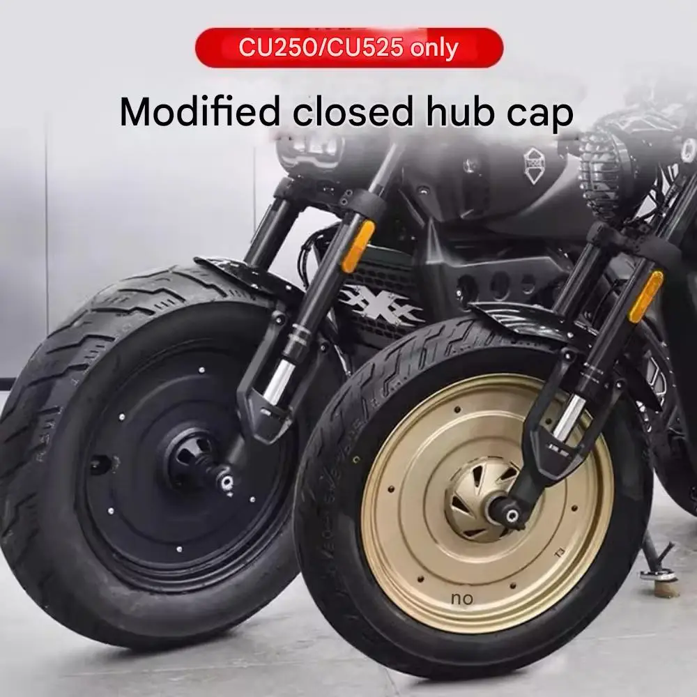 Champagne gold, black, silver stainless steel closed wheels for VOGE CU525 525 CU