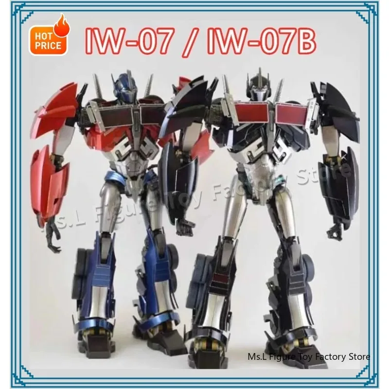 Трансформер IRON WARRIOR IW07 IW-07 IW-07B Black Leader 2.0 Version OP Commander Metal DLX — коллекционная фигурка-модель