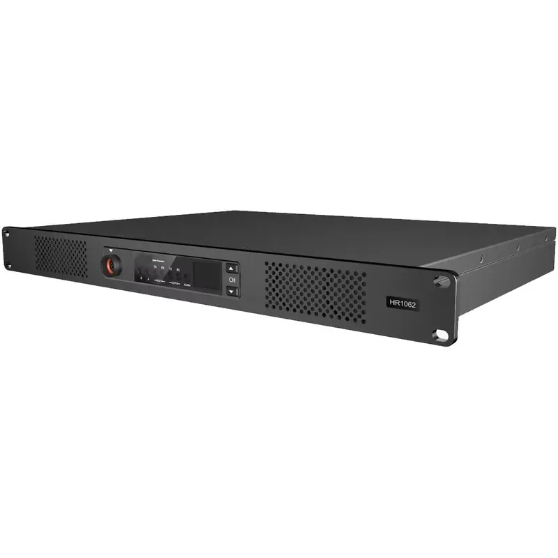 HR1062 DMR Digital 50W Repeater Rack VHF UHF Tier II Analog IP Connection XPT Trunk Long Distance Communication Equipment