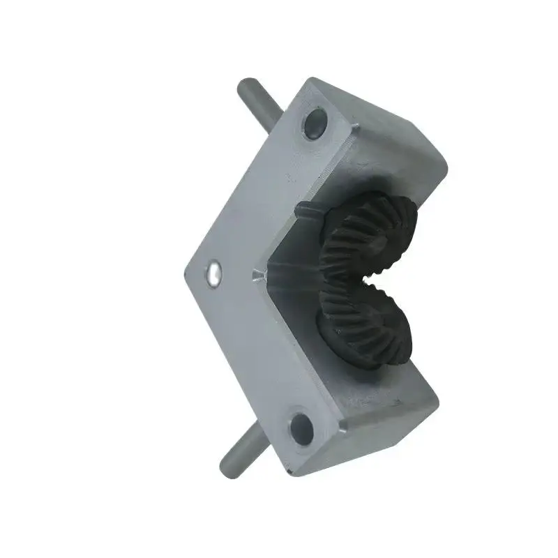 Micro Spiral Bevel Gearbox 90-Degree Angle 6MM 8MM 10MM Shaft Aluminum Alloy Model Gear for Precision Engineering Applications