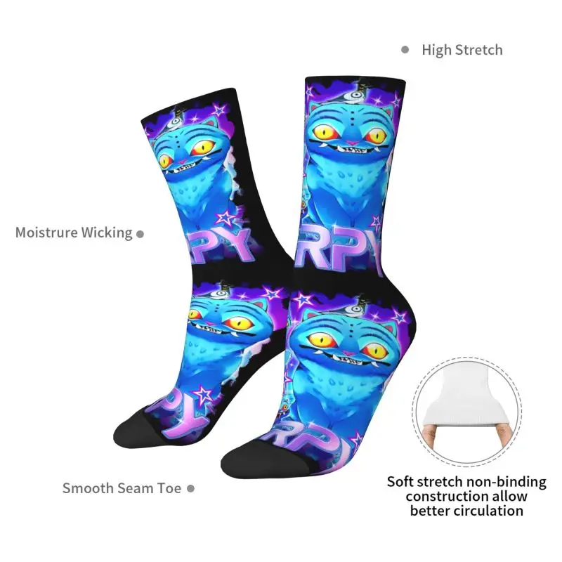 متعة الطباعة Kpop شيطان هنتر ديربي سوس الجوارب للنساء الرجال بسط الصيف الخريف الشتاء طاقم الجوارب