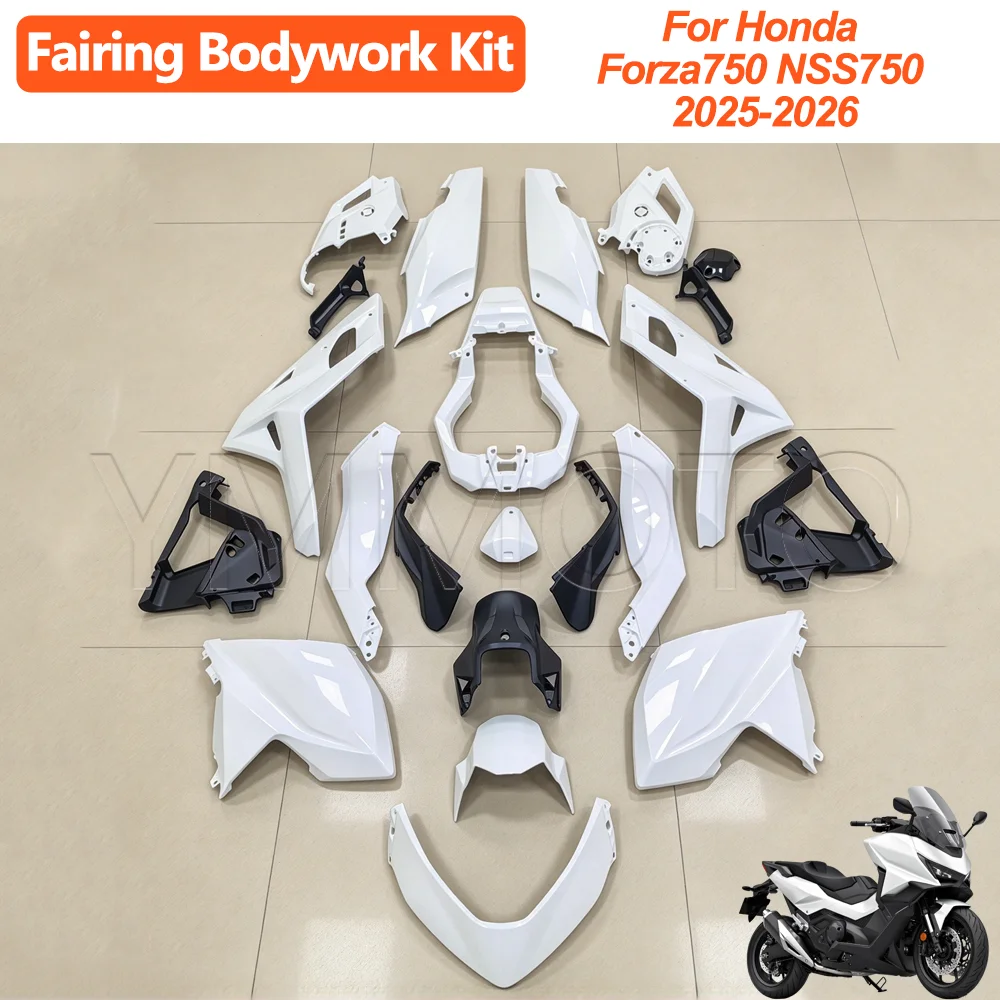 Motorcycle Fairings Kit Fit For Honda Forza750 NSS750 NSS FORZA 750 2025 2026 Bodywork High Quality ABS Injection Unpainted