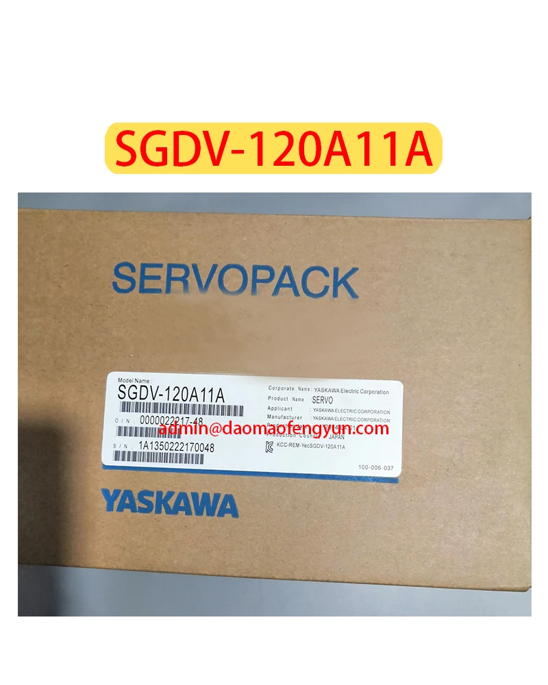 

SGDV-120A11A Brand new Servo Drive SGDV 120A11A，Fast shipping