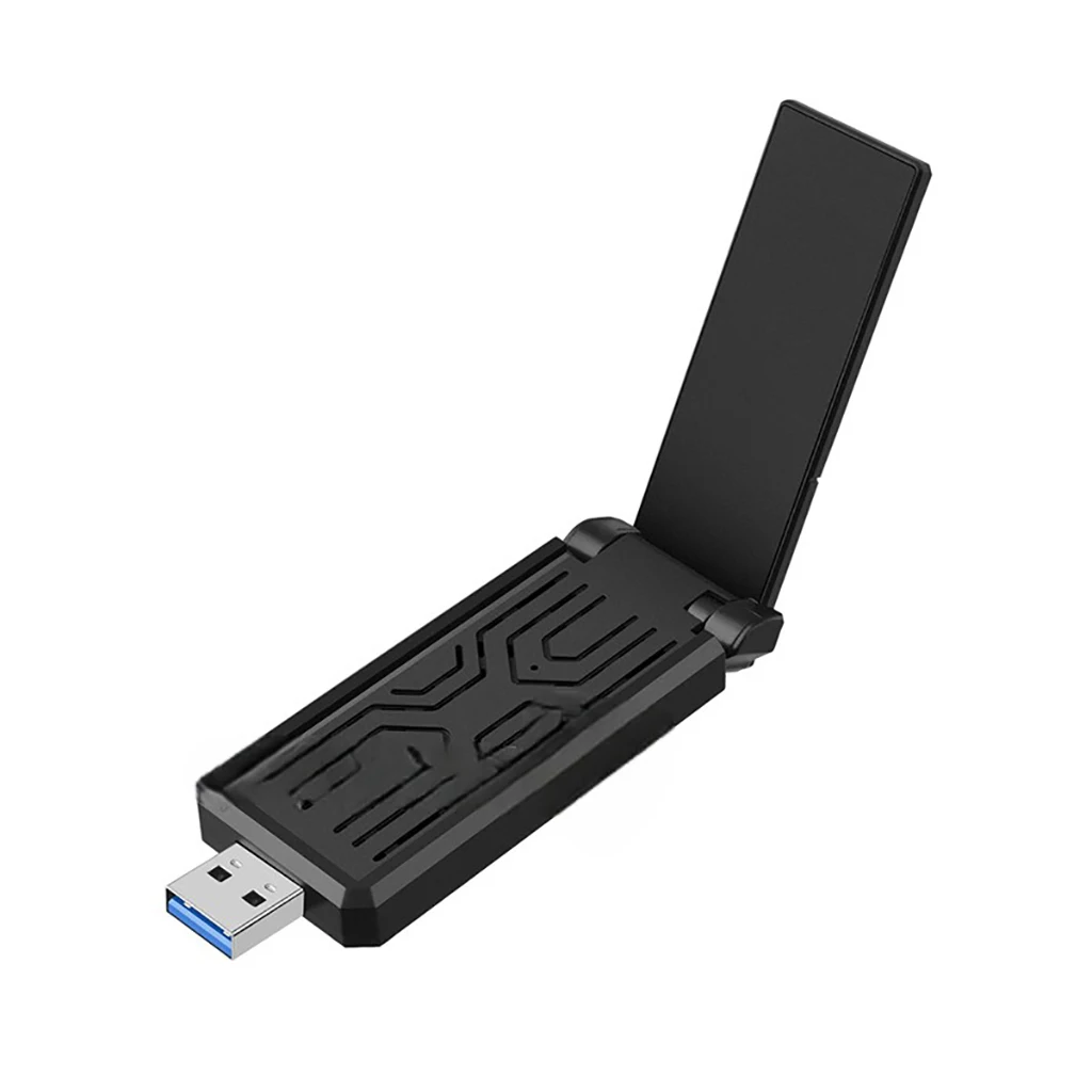 

AX5374M WiFi6E беспроводная сетевая карта USB 3,0 трехдиапазонный 2,4G/5G/6GHz WiFi приемник Bluetooth-совместимый для ПК ноутбука Win 10/11