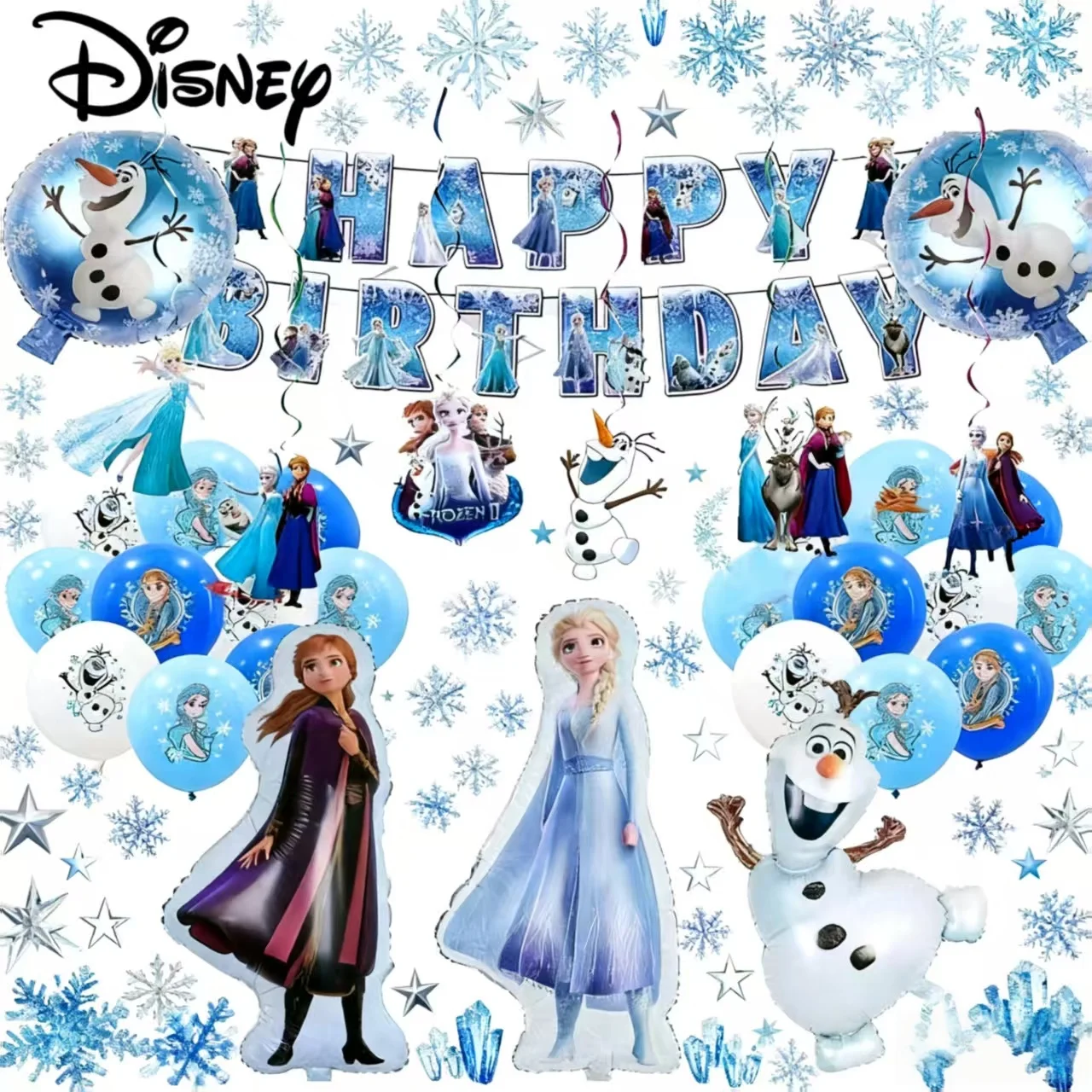 

Frozen Prank Balloon Set Disney Elsa Anna Funny Face Edition Novelty Latex Balloons for Kids Gifts and Surprise Party Decoration
