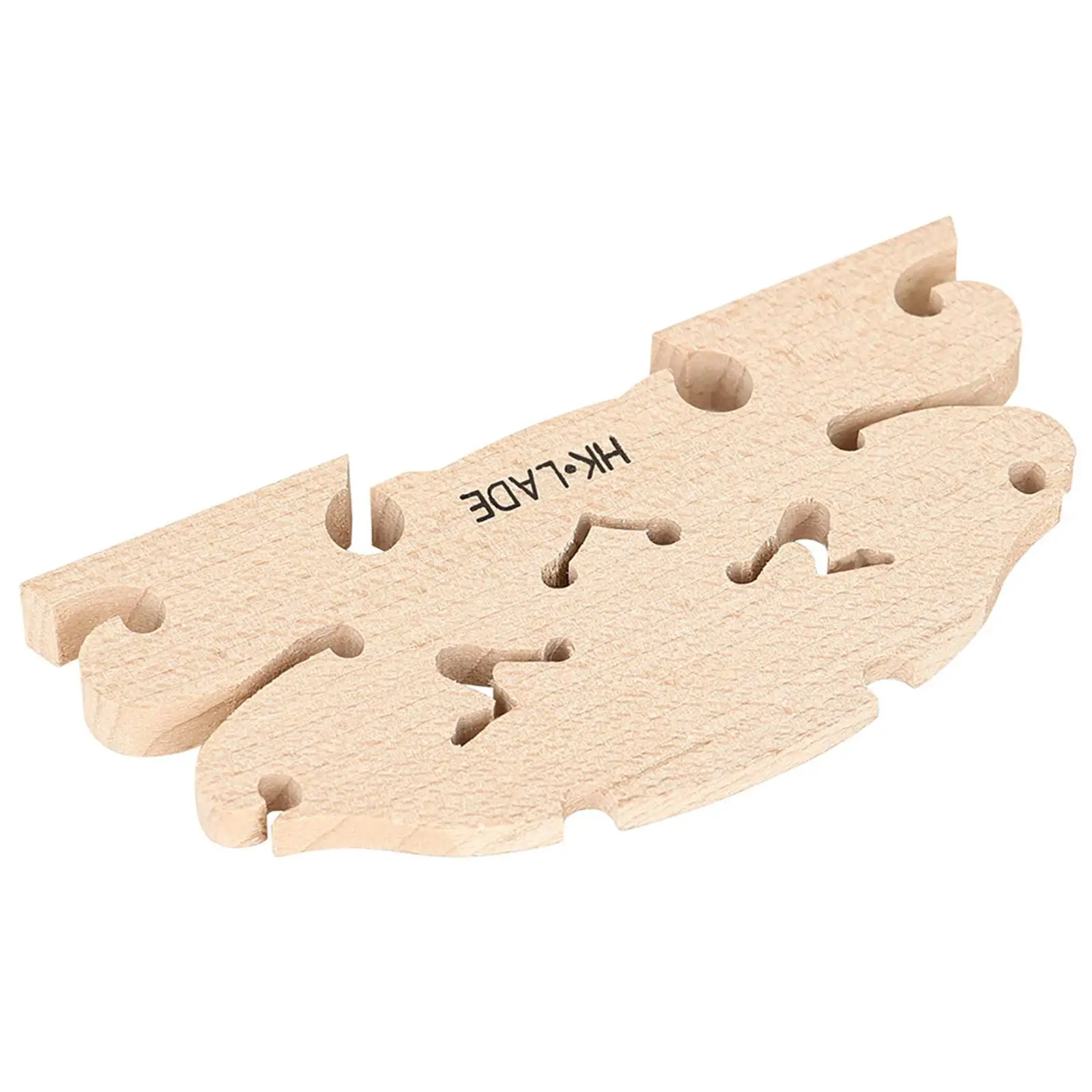 Lightweight Morin Khuur Bridge Pack Practical Textured Wood Part for Mongolian Horsehead Fiddle Beginner Performance